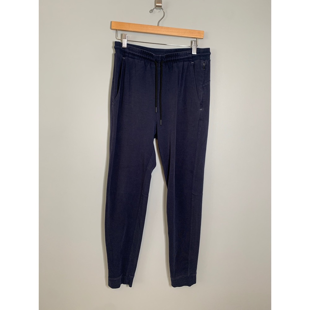Old Navy Active Dynamic Fleece Jogger Women Medium Navy Blue Drawstring Pocket